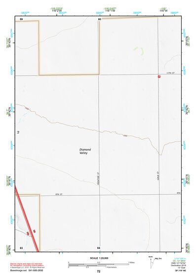 39116NE Page 72 Simpson Park Mountains Topo Preview 1