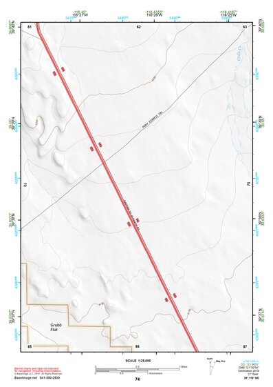 39116NE Page 74 Simpson Park Mountains Topo Preview 1
