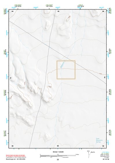 39116NE Page 77 Simpson Park Mountains Topo Preview 1