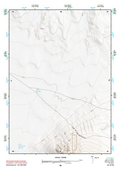 39116NE Page 78 Simpson Park Mountains Topo Preview 1