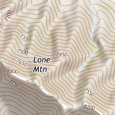 39116NE Page 90 Simpson Park Mountains Topo Preview 3