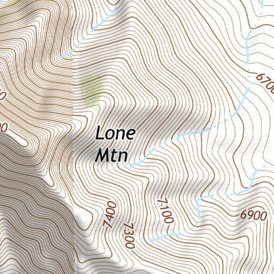 39116NE Page 91 Simpson Park Mountains Topo Preview 3