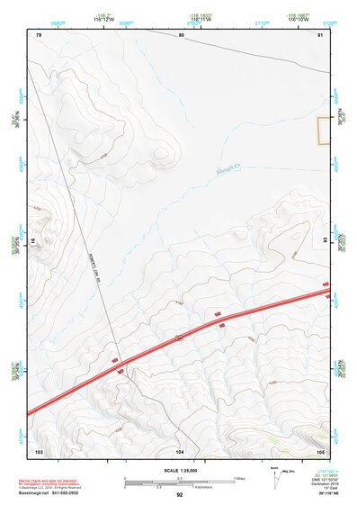 39116NE Page 92 Simpson Park Mountains Topo Preview 1