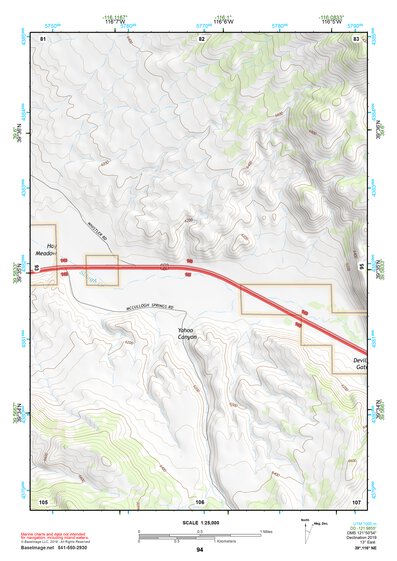 39116NE Page 94 Simpson Park Mountains Topo Preview 1