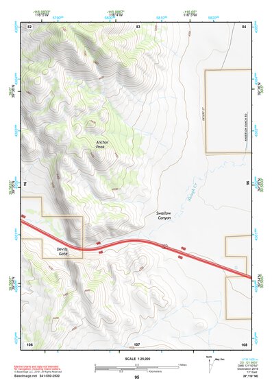 39116NE Page 95 Simpson Park Mountains Topo Preview 1