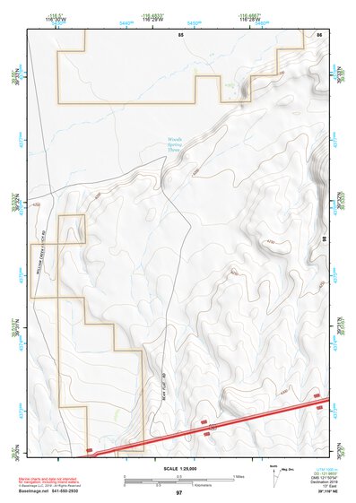 39116NE Page 97 Simpson Park Mountains Topo Preview 1