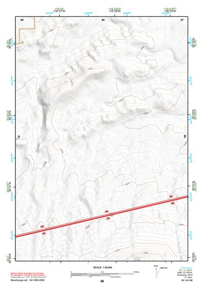 39116NE Page 98 Simpson Park Mountains Topo Preview 1