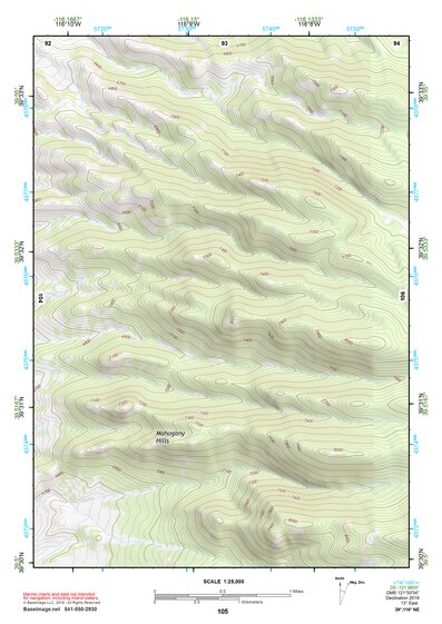 39116NE Page 105 Simpson Park Mountains Topo Preview 1