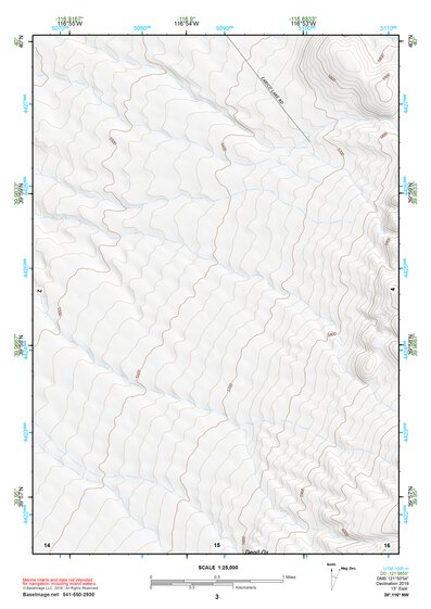 39116NW Page 3 Simpson Park Mountains Topo Preview 1