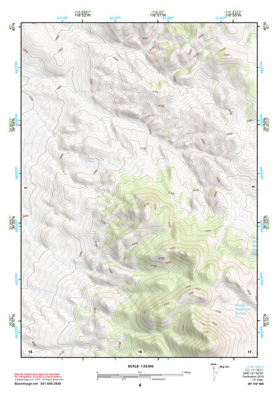 39116NW Page 4 Simpson Park Mountains Topo Preview 1