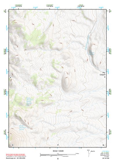 39116NW Page 5 Simpson Park Mountains Topo Preview 1
