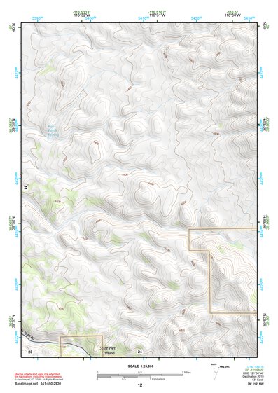 39116NW Page 12 Simpson Park Mountains Topo Preview 1
