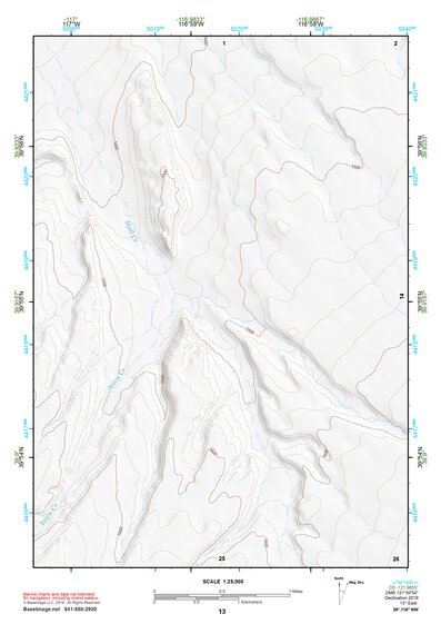 39116NW Page 13 Simpson Park Mountains Topo Preview 1