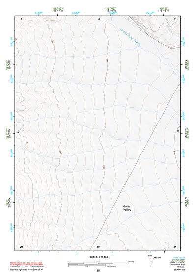 39116NW Page 18 Simpson Park Mountains Topo Preview 1