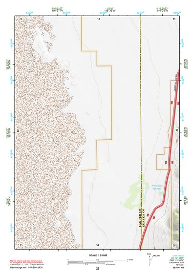 39116NW Page 22 Simpson Park Mountains Topo Preview 1