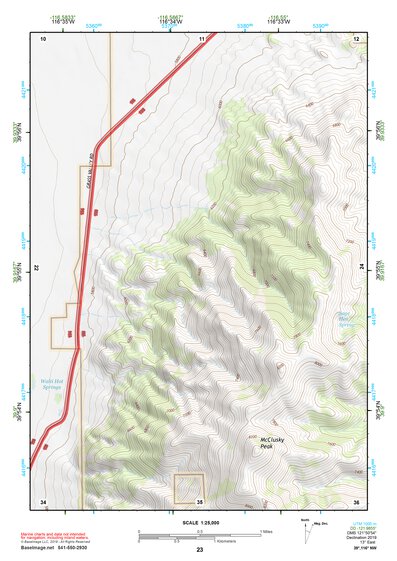 39116NW Page 23 Simpson Park Mountains Topo Preview 1