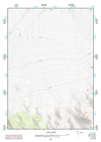 39116NW Page 25 Simpson Park Mountains Topo Preview 1