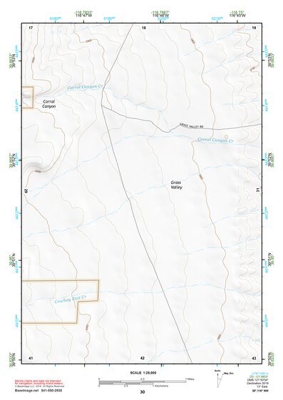 39116NW Page 30 Simpson Park Mountains Topo Preview 1