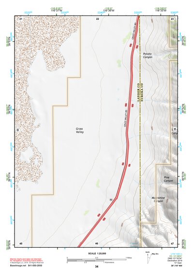 39116NW Page 34 Simpson Park Mountains Topo Preview 1