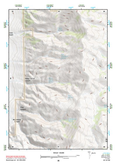 39116NW Page 35 Simpson Park Mountains Topo Preview 1