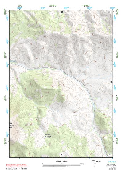 39116NW Page 37 Simpson Park Mountains Topo Preview 1
