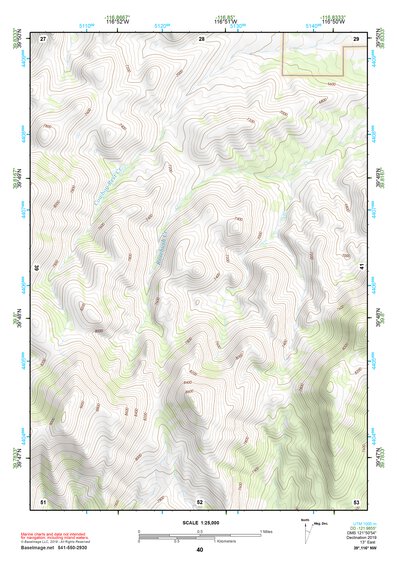 39116NW Page 40 Simpson Park Mountains Topo Preview 1