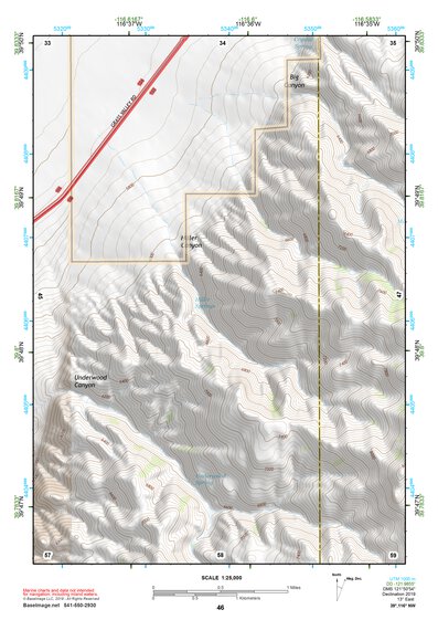 39116NW Page 46 Simpson Park Mountains Topo Preview 1