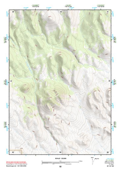 39116NW Page 52 Simpson Park Mountains Topo Preview 1