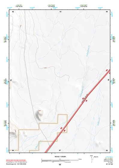 39116NW Page 55 Simpson Park Mountains Topo Preview 1