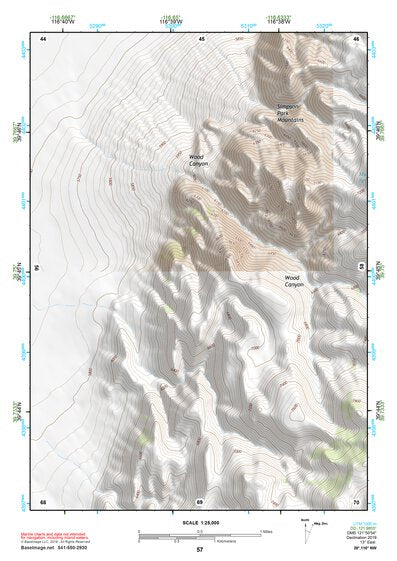 39116NW Page 57 Simpson Park Mountains Topo Preview 1