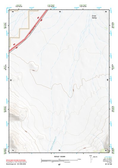 39116NW Page 67 Simpson Park Mountains Topo Preview 1