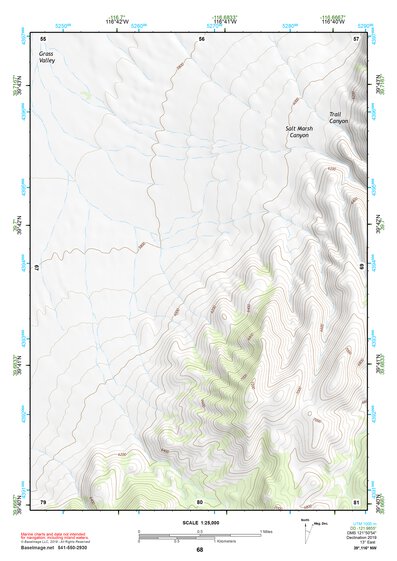 39116NW Page 68 Simpson Park Mountains Topo Preview 1