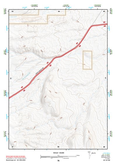 39116NW Page 76 Simpson Park Mountains Topo Preview 1