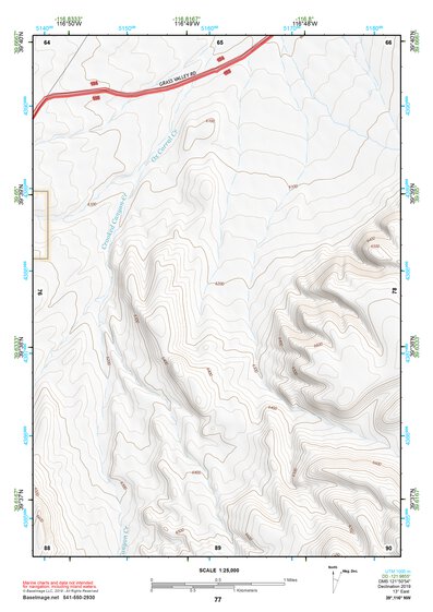 39116NW Page 77 Simpson Park Mountains Topo Preview 1