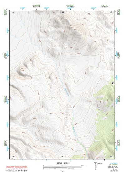 39116NW Page 78 Simpson Park Mountains Topo Preview 1