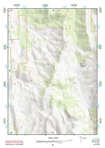 39116NW Page 81 Simpson Park Mountains Topo Preview 1