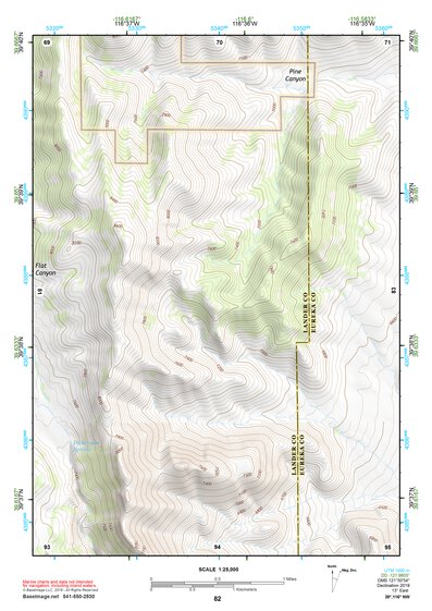 39116NW Page 82 Simpson Park Mountains Topo Preview 1
