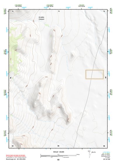 39116NW Page 83 Simpson Park Mountains Topo Preview 1