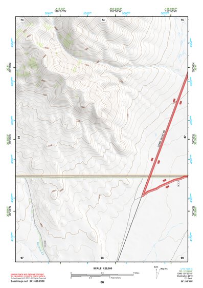 39116NW Page 86 Simpson Park Mountains Topo Preview 1