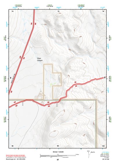 39116NW Page 87 Simpson Park Mountains Topo Preview 1