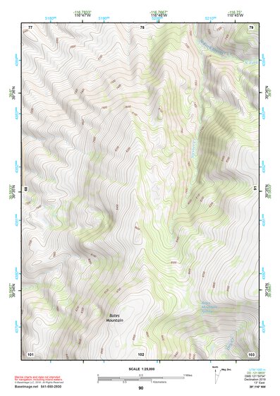 39116NW Page 90 Simpson Park Mountains Topo Preview 1