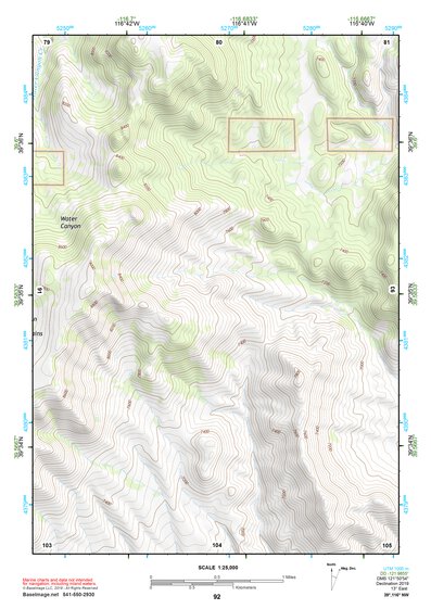 39116NW Page 92 Simpson Park Mountains Topo Preview 1