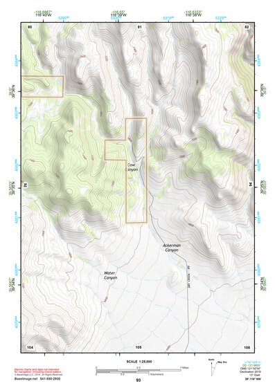 39116NW Page 93 Simpson Park Mountains Topo Preview 1