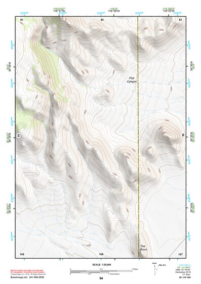 39116NW Page 94 Simpson Park Mountains Topo Preview 1