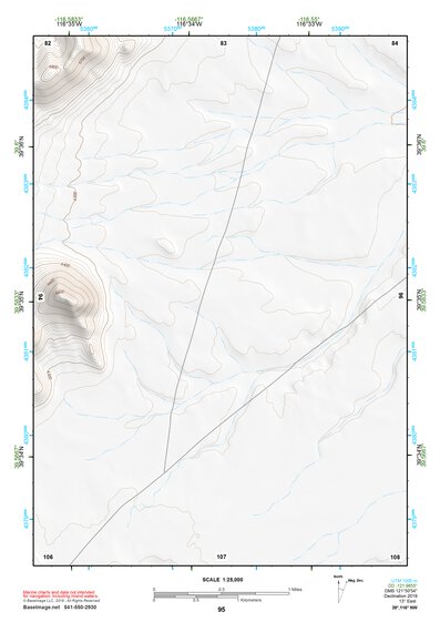 39116NW Page 95 Simpson Park Mountains Topo Preview 1
