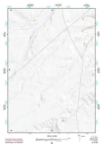 39116NW Page 96 Simpson Park Mountains Topo Preview 1