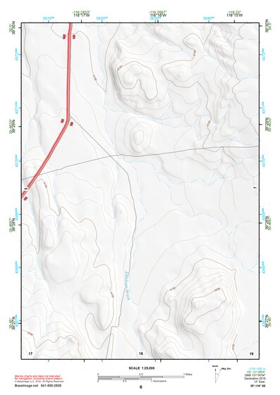 39116SE Page 6 Summit Mountain Topo Preview 1