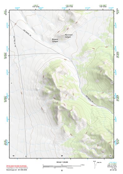 39116SE Page 8 Summit Mountain Topo Preview 1