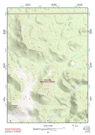 39116SE Page 14 Summit Mountain Topo Preview 1