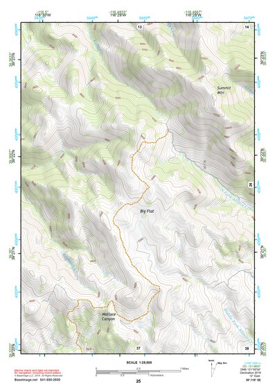 39116SE Page 25 Summit Mountain Topo Preview 1